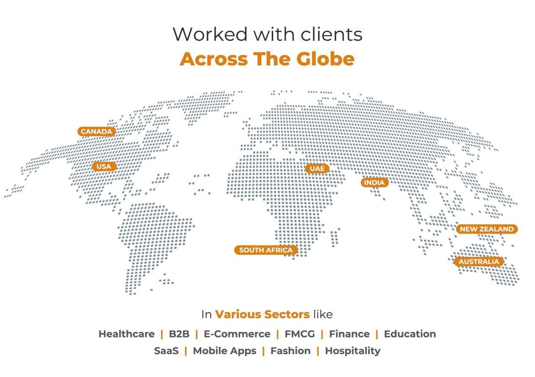 Map of countries served by Hyperlinq Technology