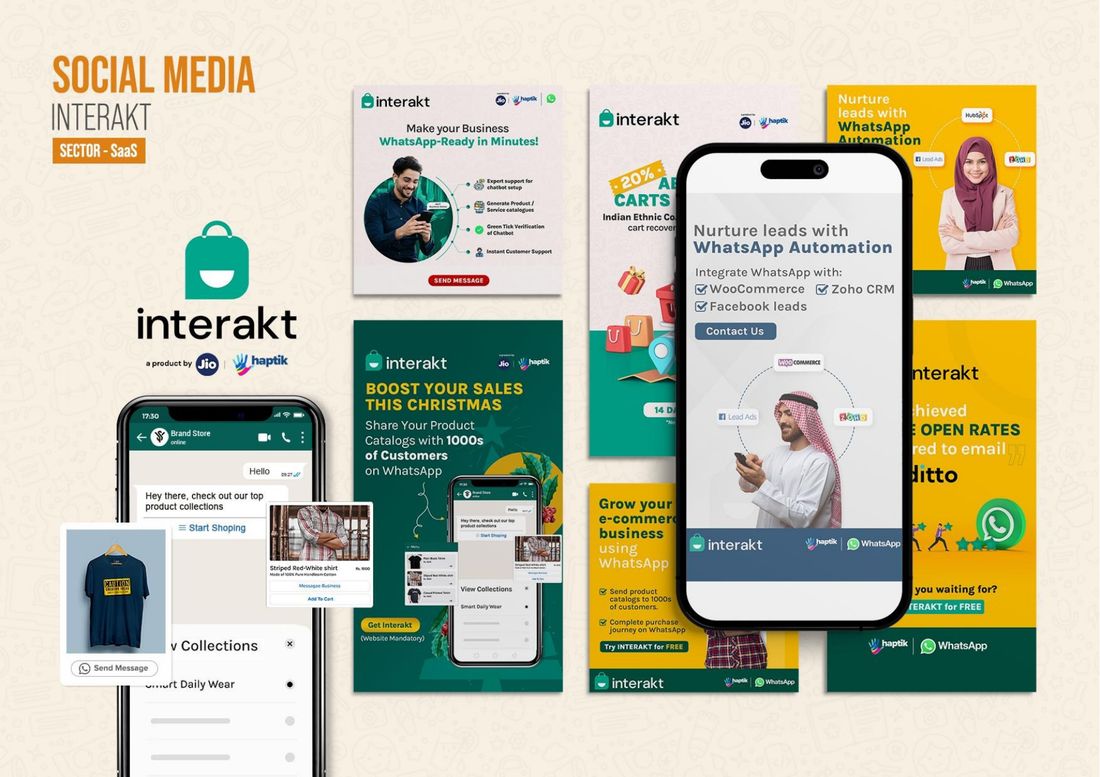 Interakt social media portfolio